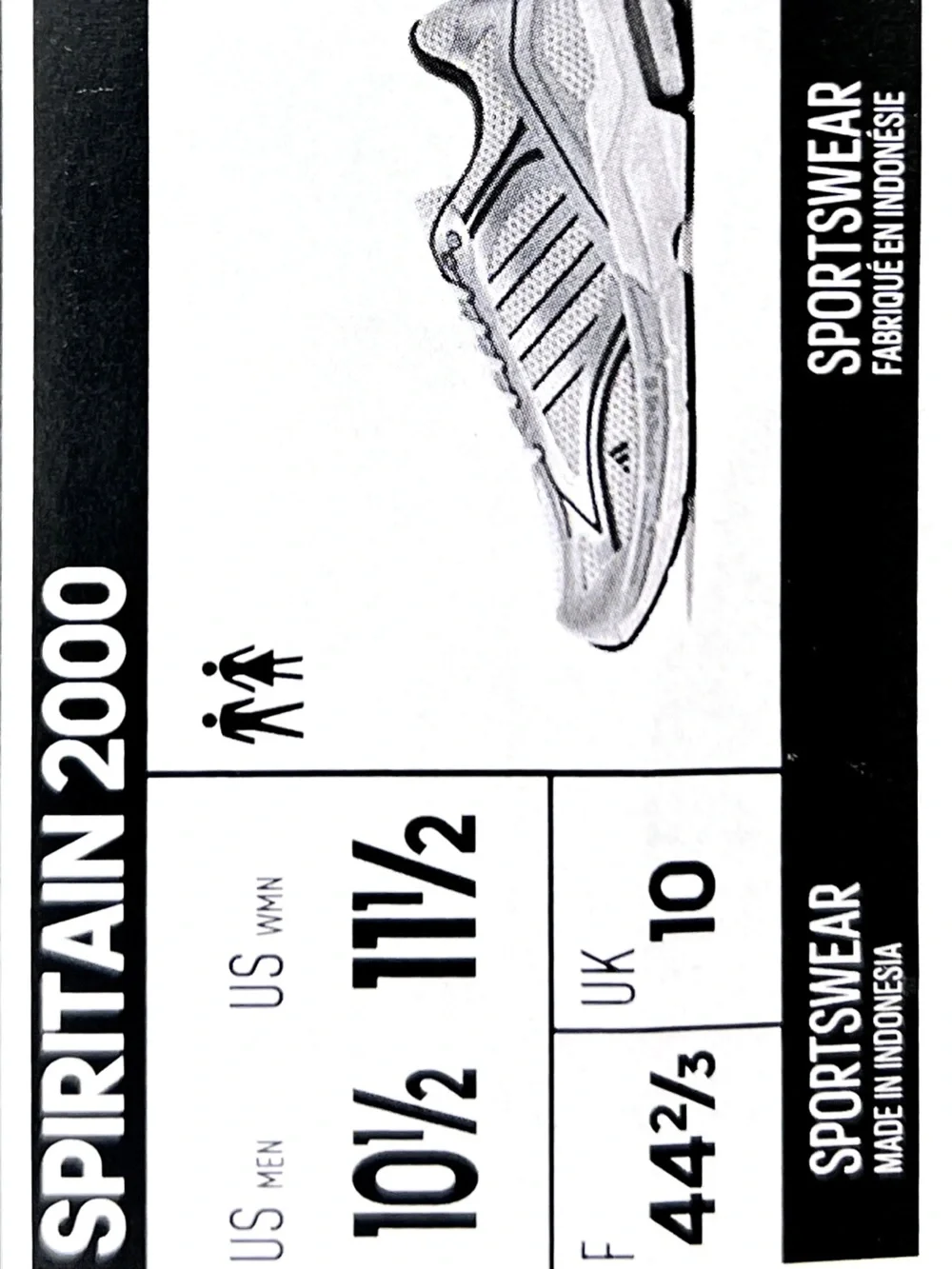 Adidas Spiritain 2000 Y2K Men’s Walking Gym Running Shoes Sneakers Silver - 10.5
